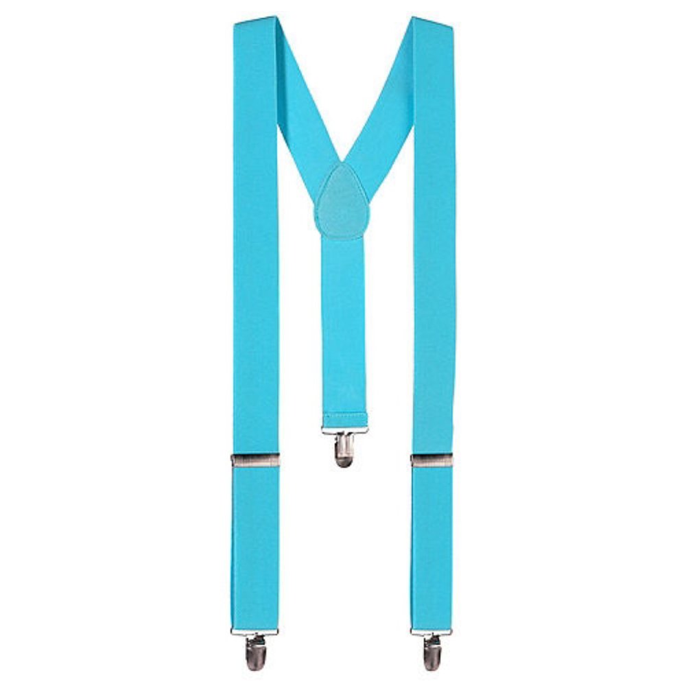 3/$15 - Turquoise Suspenders
